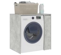 vidaXL Armoire pour machine à laver avec porte Béton 87 x 60 x 69 cm