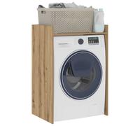 vidaXL Armoire pour Machine à Laver Chêne Artisan 67,5 x 48 x 97 cm, Salle de Bain, Rectangulaire, Moderne, Durable, Rangement Ample, Design Élégant, Utilisation Efficace de l'espace