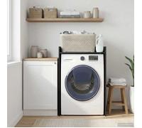 vidaXL Armoire pour machine à laver Chêne noir 67,5 x 48 x 97 cm, Salle de bain, Rectangulaire, Moderne, Durable,8006817