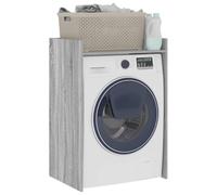 vidaXL Armoire pour Machine à Laver Gris Sonoma 67,5 x 48 x 97 cm, Salle de Bain, Rectangulaire, Moderne, Durable, Rangement Ample, Design Élégant, Utilisation Efficace de l'espace