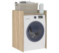 vidaXL Armoire pour Machine à Laver Sonoma 67,5 x 62 x 97 cm, Salle de Bain, Moderne, Design rectangulaire, matériaux durables, Solutions de Rangement pour Chaque Maison, Style Pratique