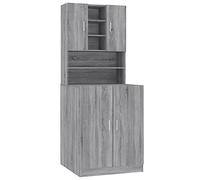 vidaXL Armoire pour machine à laver Sonoma – gris, bois d'ingénierie