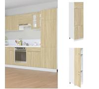 vidaXL Armoire réfrigérée ""Lyon"" Chêne Sonoma 60 x 57 x 207 cm Bois d'ingénierie 849626