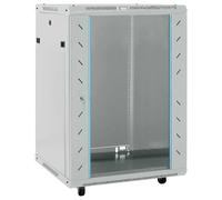 Vidaxl Armoire Réseau Avec Stockage Gris 60 X 60 X 80 Cm Acier