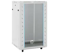 vidaXL Coffret de réseau 18U 19" à pieds pivotants IP20 60x60x100 cm