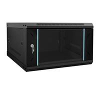 vidaXL Armoire réseau avec stockage Noir 53 x 60 x 30 cm Acier