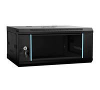 vidaXL Armoire réseau avec stockage Noir 60 x 35 x 28 cm Acier