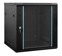 Vidaxl Armoire Réseau Avec Stockage Noir 60 X 45 X 65 Cm Acier