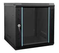 vidaXL Armoire réseau avec stockage Noir 53 x 60 x 60 cm Acier