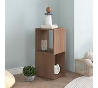 Armoire Rotative Rangement Organisateur Gris Béton Bois d’Ingénierie vidaXL