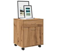 vidaXL Armoire roulante chêne artisanal 45x38x54 cm bois d'ingénierie