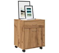 vidaXL Armoire roulante chêne artisanal 45x38x54 cm bois d'ingénierie