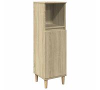vidaXL Armoire salle de bain Chêne Sonoma 30x30x100 cm