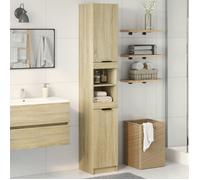 vidaXL Armoire salle de bain chêne sonoma 32x34x188,5 cm 849656
