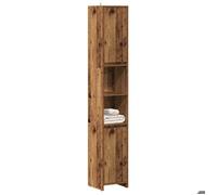 vidaXL Armoire salle de bain vieux bois 30x30x183,5 cm bois ingénierie 856064
