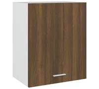 Vidaxl Armoire Suspendue Chêne Marron 50x31x60 Cm Bois D'ingénierie Marron