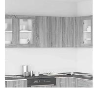 vidaXL Armoire Suspendue Flottante Murale Armoire de Rangement Meuble de Cuisine Intérieur Sonoma Gris 60x31x60 cm Bois 815112