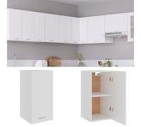 vidaXL Armoire suspendue ""Lyon"" Blanc 29,5 x 31 x 60 cm Bois d'ingénierie 801244