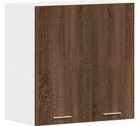 vidaXL Armoire suspendue Lyon brun imitation chêne 60x31x60 cm Matériau dérivé du bois