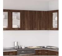 vidaXL Armoire suspendue ""Lyon"" Chêne brun 60 x 31 x 60 cm Bois d'ingénierie 815113