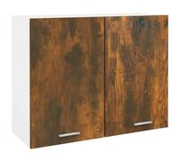 Vidaxl Armoire Suspendue ""Lyon"" Chêne Fumé 80x31x60 Cm Marron