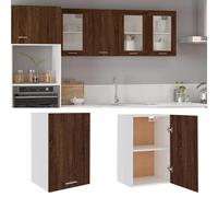vidaXL Armoire suspendue ""Lyon"" Chêne brun 39,5 x 31 x 60 cm Bois d'ingénierie 826350