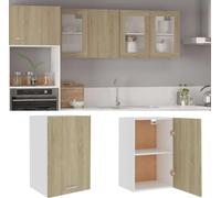 vidaXL Armoire suspendue Lyon Chêne Sonoma 39,5x31x60 cm Matériau dérivé du bois