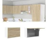 vidaXL Armoire suspendue "Lyon" Chêne Sonoma 60 x 31 x 40 cm Bois d'ingénierie 849623 Marron G