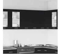 vidaXL Armoire suspendue ""Lyon"" Noir 60 x 31 x 60 cm Bois d'ingénierie 801269