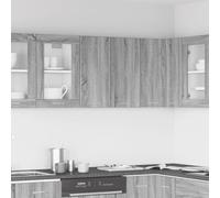 Vidaxl Armoire Suspendue ""Lyon"" Sonoma Gris 60x31x60 Cm Marron