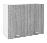 vidaXL Armoire Suspendue Meuble de Rangement Armoire Flottante Meuble de Cuisine Maison Intérieur Sonoma Gris 80x31x60 cm 815589