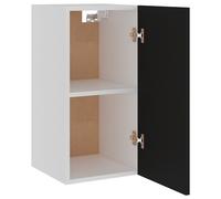 Vidaxl Armoire Suspendue Noir 29,5x31x60 Cm Aggloméré Noir