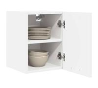 Armoire suspendue en bois d'ingénierie - vidaXL - Blanc - 30x31x40 cm - Rangement spacieux - Durable - 2 étagères