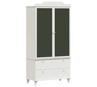 Vidaxl Armoire Tableau Noir Avec Tiroir Blanc Bois D'ingénierie