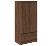 vidaXL Armoire tiroir chêne Marron 55,5x34x119,5 cm Bois d'ingénierie, Armoire de Rangement, Buffet Haut, Armoire de Rangement Haute, Placard