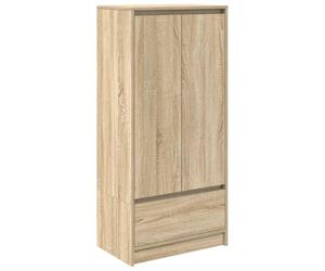 vidaXL Armoire tiroir chêne Sonoma 55,5x34x119,5 cm Bois d'ingénierie