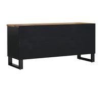 vidaXL Armoire TV 100x33x46 cm Bois massif de manguier & bois composite