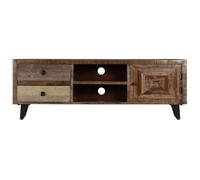 vidaXL Armoire TV 118x30x40 cm bois massif mangue
