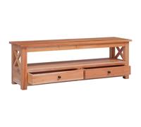 vidaXL Armoire TV 120 x 30 x 40 cm bois massif acajou