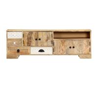 vidaXL Armoire TV 120x30x40 cm en bois massif de manguier