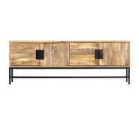 vidaXL Meuble TV 140x30x50 cm Bois massif de manguier 285863