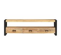 vidaXL Armoire TV 150 x 30 x 45 cm bois massif mangue