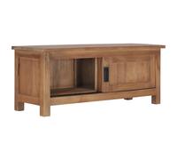 vidaXL Armoire TV 90×30×35 cm bois massif teck