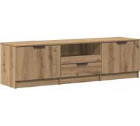 vidaXL Armoire TV Artisan-Chêne 140x35x40 cm Bois composite