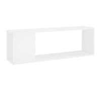 vidaXL Armoire TV Blanc 100x24x32 cm Bois composite