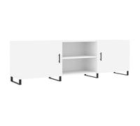 vidaXL Armoire TV Blanc 150x30x50 cm Bois composite