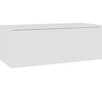 vidaXL Armoire TV Blanc 80x34x30 cm Bois composite
