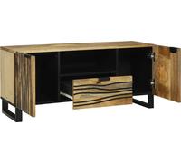 vidaXL Armoire TV brune 105 x 33 x 46 cm bois de manguier massif