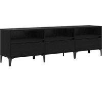 vidaXL Armoire TV Chêne noir 150 x 30 x 44.5 cm Bois composite