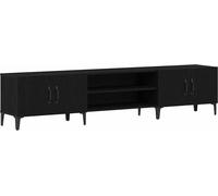 vidaXL Armoire TV Chêne noir 180 x 31,5 x 40 cm Bois composite